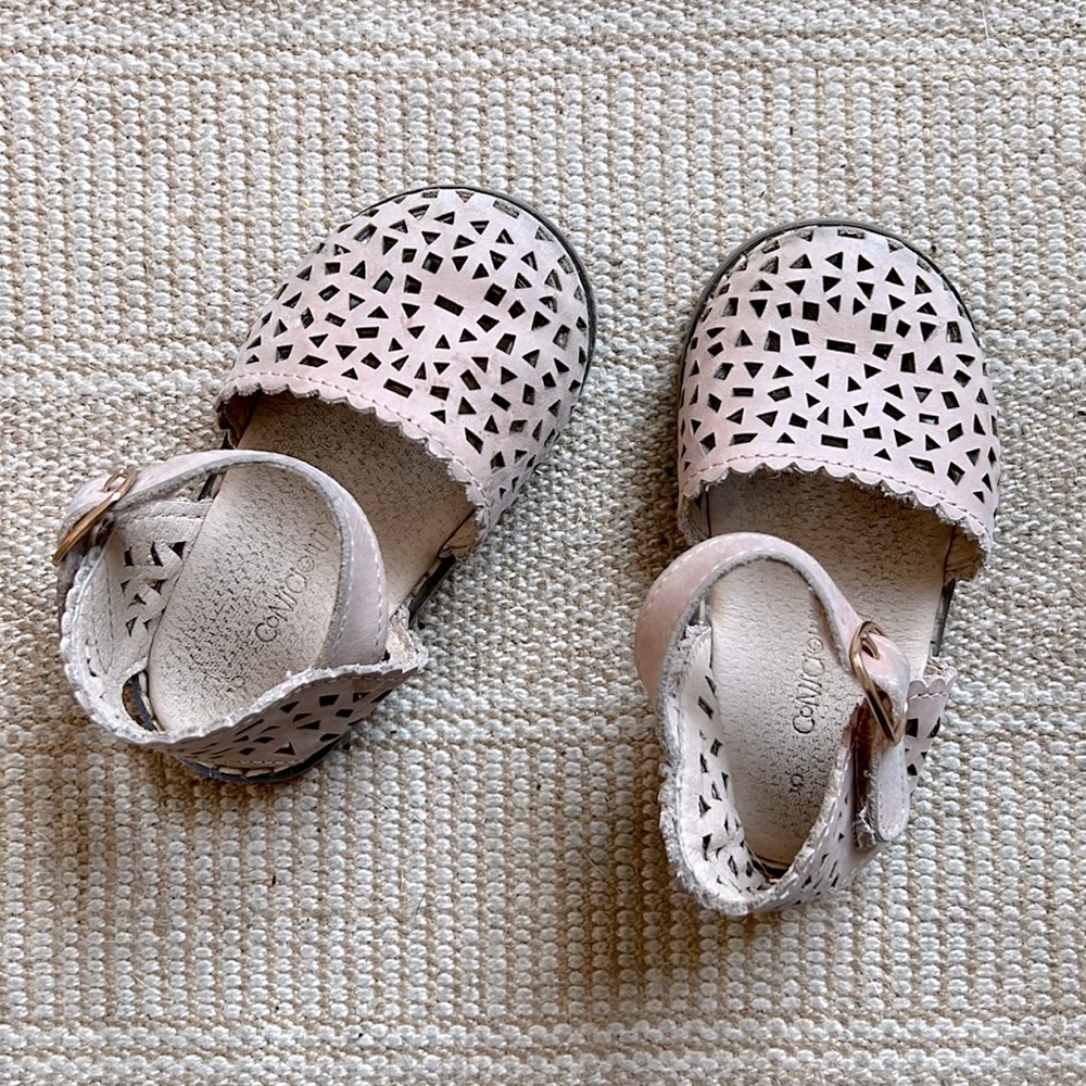 Consciously Baby Pocket Sandal size 5M in “Rosewater”